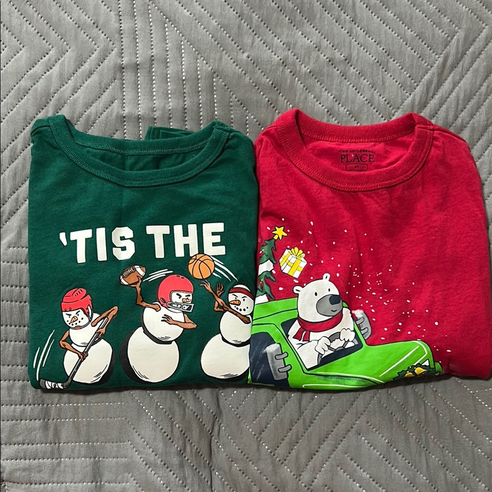 Festive Snowman and Polar Bear T-Shirts